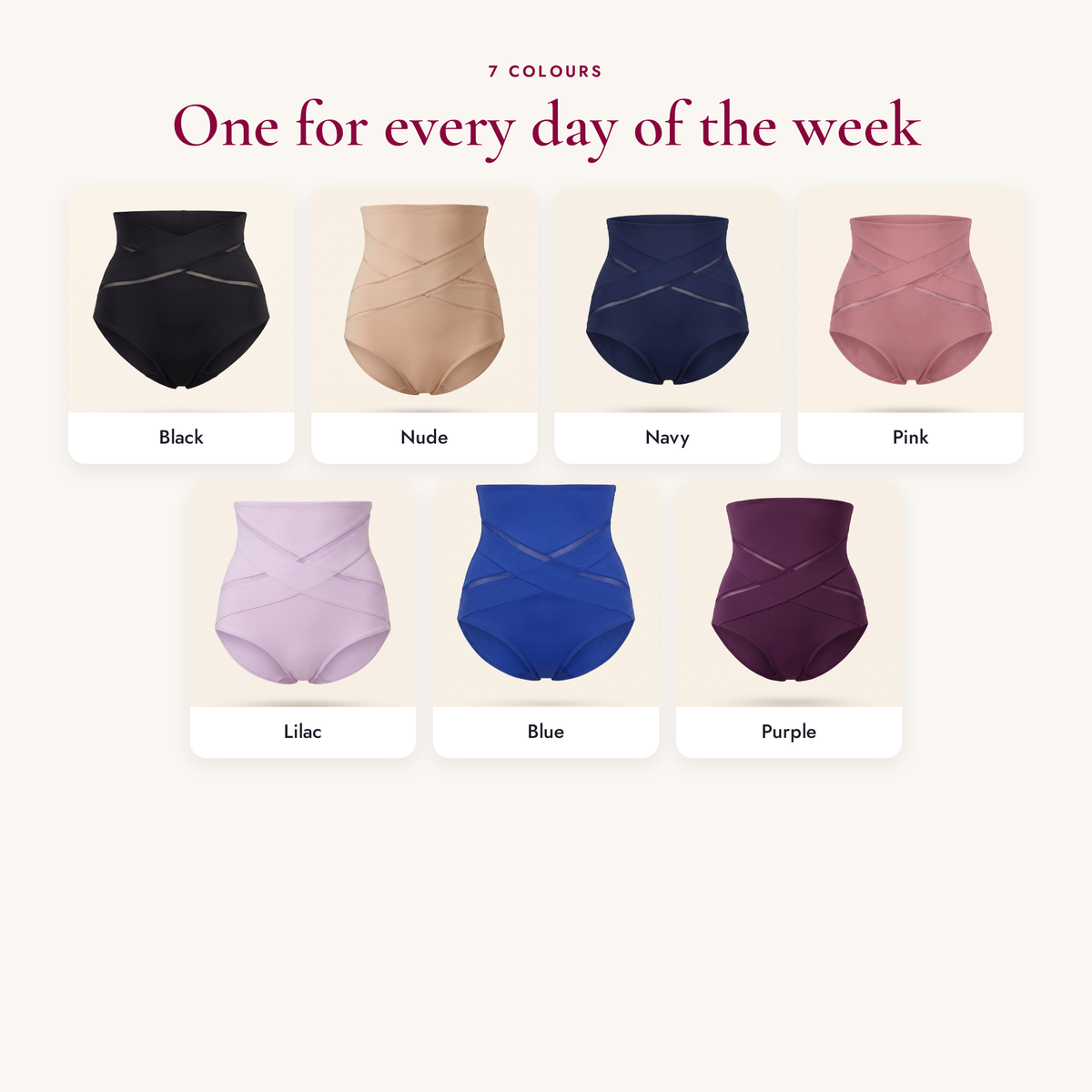 Available in 7 colours